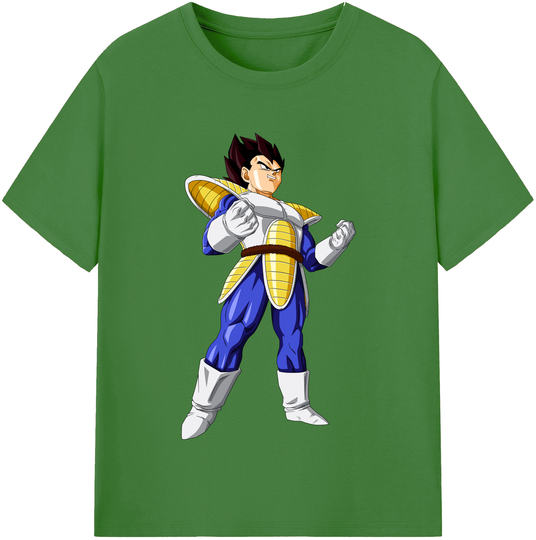 （画像用） ドラゴンボール ベジータ四世（Bejīta Yonsei）DRAGON BALL Vegeta IV レディースカジュアルプリントTシャツ（綿100％）